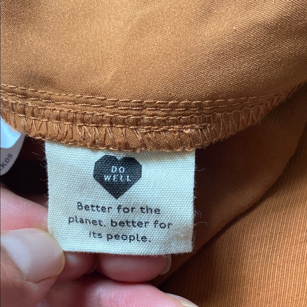Madewell Wide Leg Pants Size 6 Rust Brown High Rise Button Front Casual Chic - Picture 9 of 13